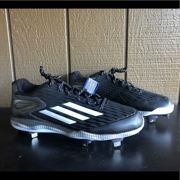 ADIDAS POWERALLEY 3 METAL BASEBALL CLEATS SIZE 13 - Picture 2 of 8